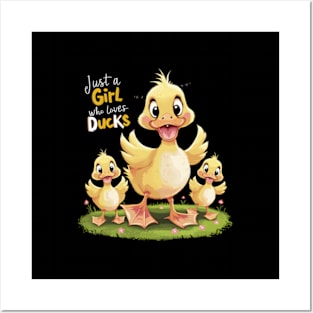 Just A Who Loves Ducks Duck Owner Posters and Art